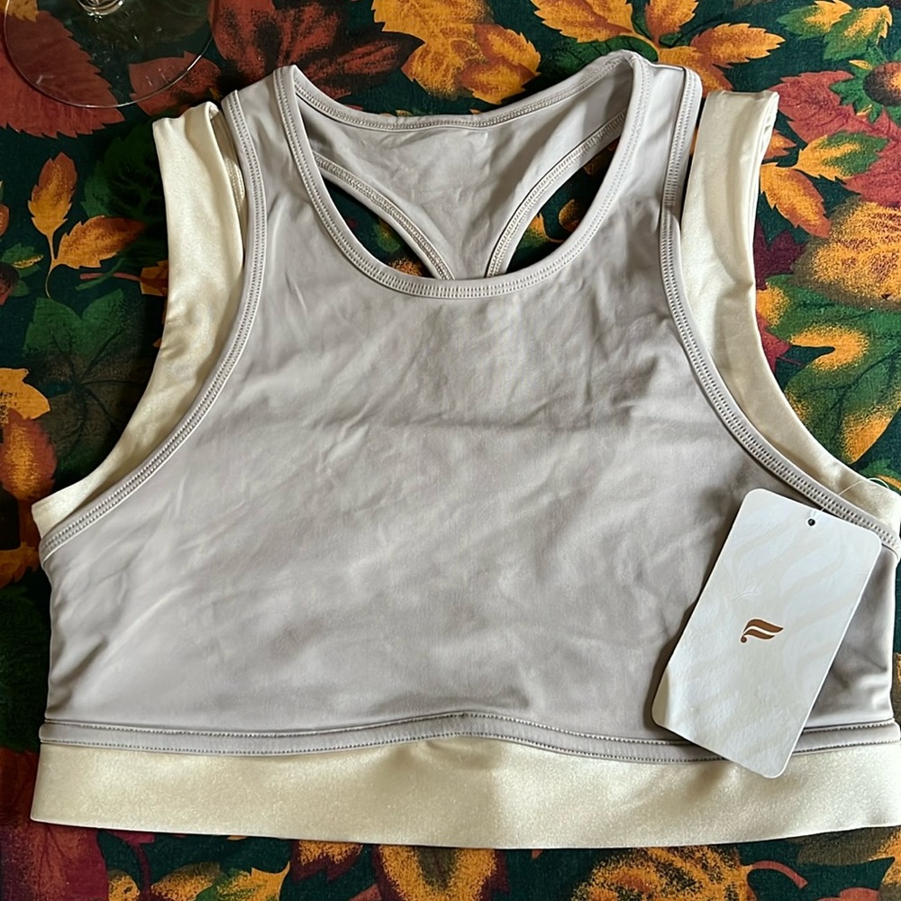 Fabletics Madison sports bra. NWT. Size large